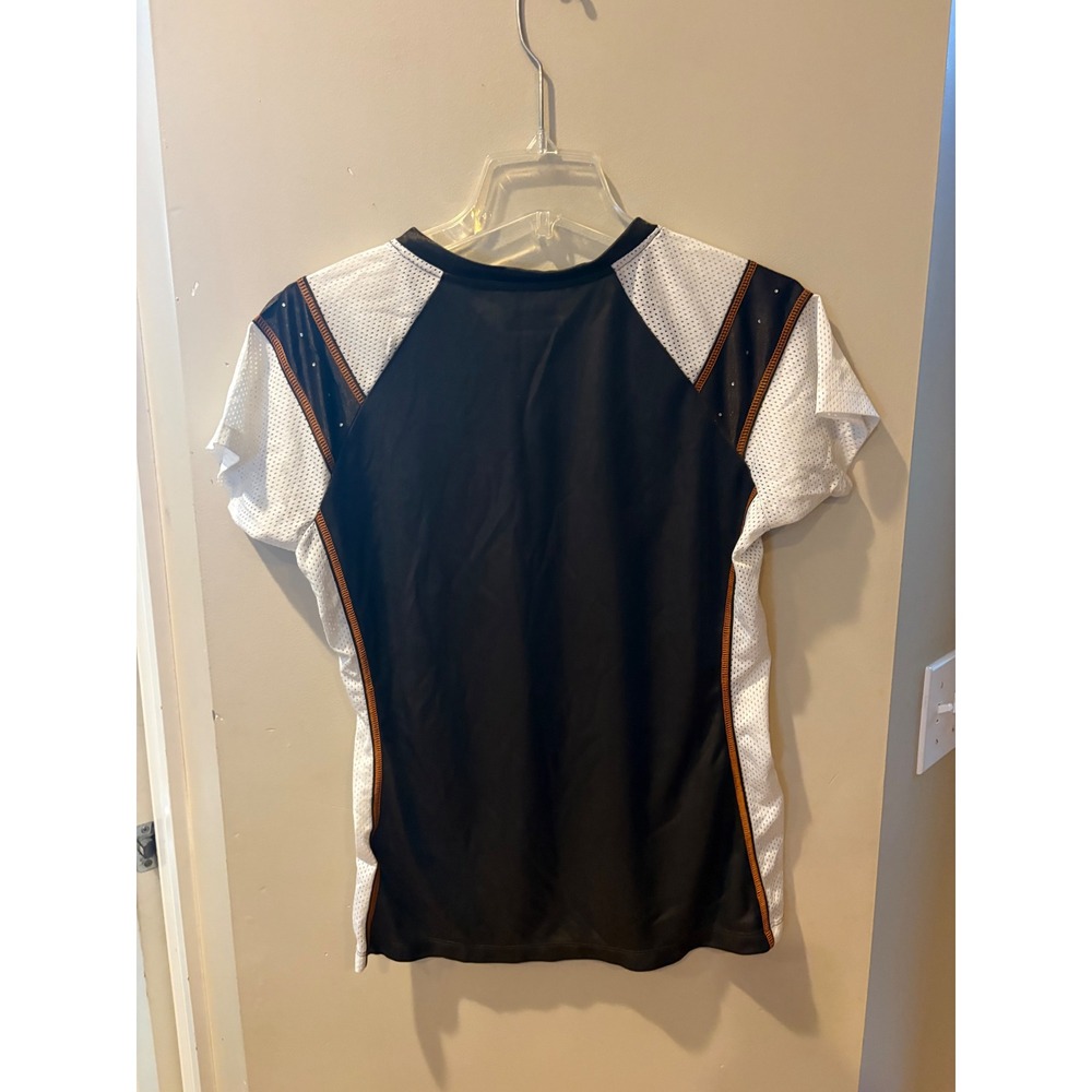 NFL Team Apparel Cleveland Browns Womens Brown Mesh Jersey Top Size Medium - Picture 2 of 7